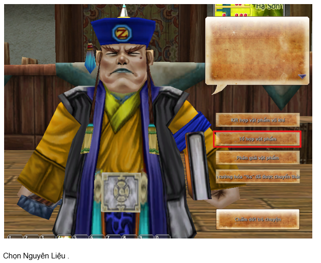 Chọn Tổ Hợp Vật Phẩm