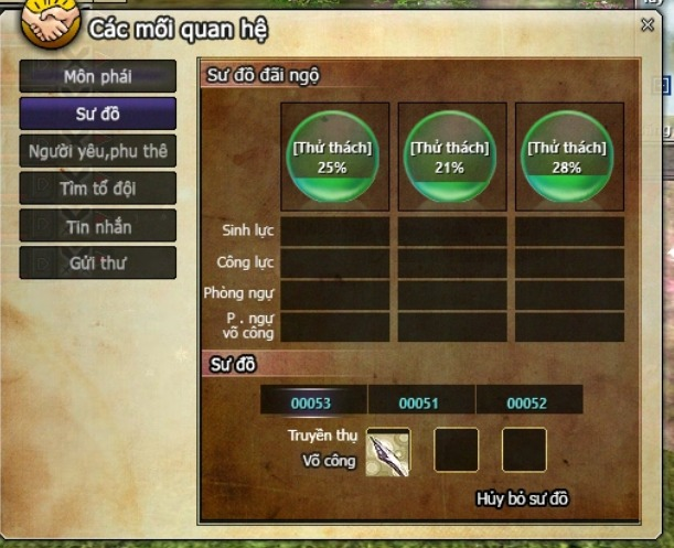 Giao diện Sư Đồ